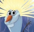 Frozen Olaf no cabeleireiro