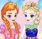 Vestir Elsa e Anna Frozen bebê