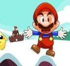 Mario aventuras de saltar na neve