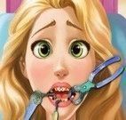 Rapunzel cuidar dos dentes