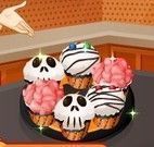 Fazer cupcakes de Halloween da Sara