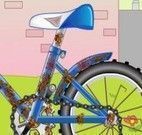 Consertar bicicleta da criança