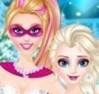 Super Barbie salvar Elsa