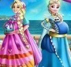Rapunzel e Elsa grávidas