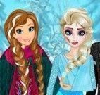 Cuidar dos machucados da Elsa e Anna