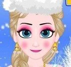 Elsa Frozen maquiagem de natal