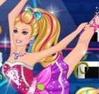 Roupas de ginástica olímpica da Super Barbie