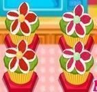 Cupcakes de flores preparar