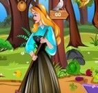 Princesa Aurora limpar jardim