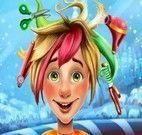 Elf no cabeleireiro