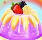 Decorar gelatina de frutas