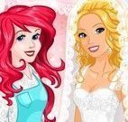 Barbie noiva Ariel maquiadora