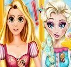 Elsa e Rapunzel receita de oeixe