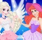 Ariel e Elsa modelos