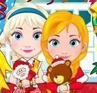 Elsa e Anna compras de natal
