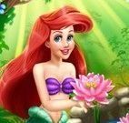 Ariel cuidar da lagoa