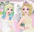 Elsa noiva e Anna