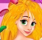 Princesa Rapunzel cabeleireiro
