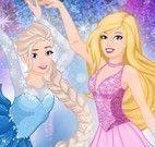 Princesas e Barbie patinadora