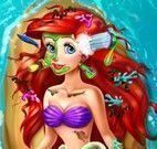 Princesa Ariel no banho
