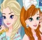 Anna e Elsa vestir moda
