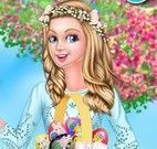 Barbie vestir roupas da Páscoa