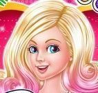 Super Barbie no cabelereiro
