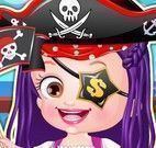 Bebê Hazel roupinhas de pirata