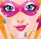Super Barbie pintar unhas