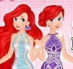 Ariel costurar vestido
