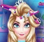Elsa cuidar dos cabelos