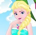 Elsa sereia depilar e vestir