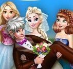 Elsa e amigas no casamento