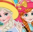 Elsa e Anna roupas da foto