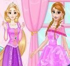 Rapunzel e Anna roupas