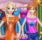 Elsa e Anna vestidos