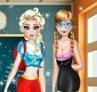 Anna e Elsa roupas para escola