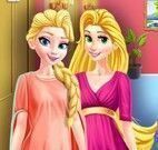 Elsa e Rapunzel lojas de roupas