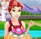 Princesa Bela fazer bolo