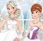 Anna e Elsa noivinhas