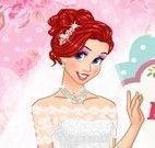Ariel e Aurora noivas
