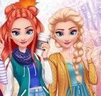 Elsa roupas de outono