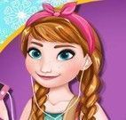 Princesa maquiagem Anna Frozen