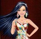 Vestir e maquiar Barbie princesa