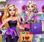 Elsa vender roupas