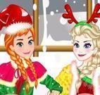 Elsa e Anna roupas natalina