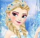 Maquiar e vestir Elsa Frozen