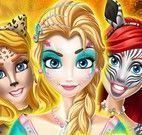 Pintar rosto das princesas
