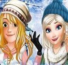 Roupas de frio Rapunzel e Elsa