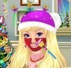 Barbie limpeza de pele no natal